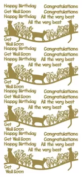 Cats in the Garden Dazzles™ stickers